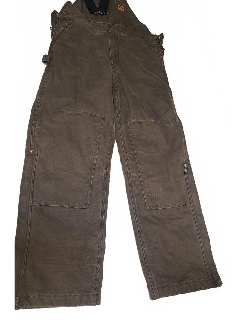 duck canvas Guide Series workwear bib overalls Size S 32"